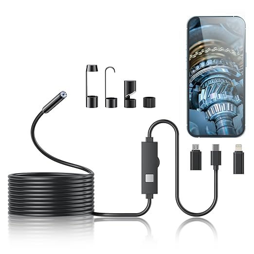 Endoscope Camera 5 Meters USB Inspection Camera