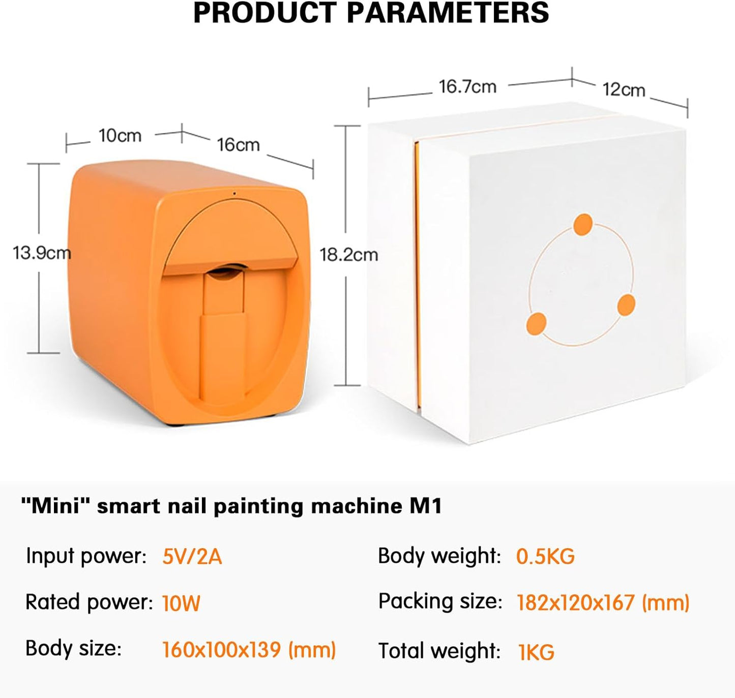 Emobwdy Wi-Fi Home Nail Art Printer Kit