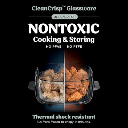 Ninja CRISPi 4‑in‑1 Portable Glass Air Fryer