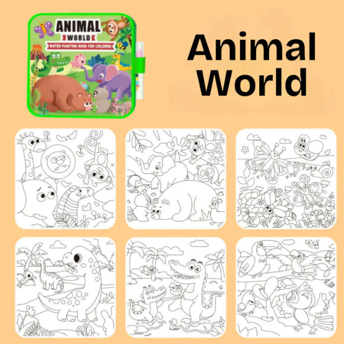 Magic Water Coloring Book