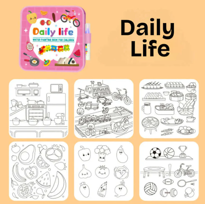 Magic Water Coloring Book