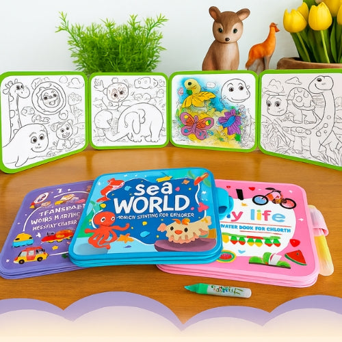 Magic Water Coloring Book