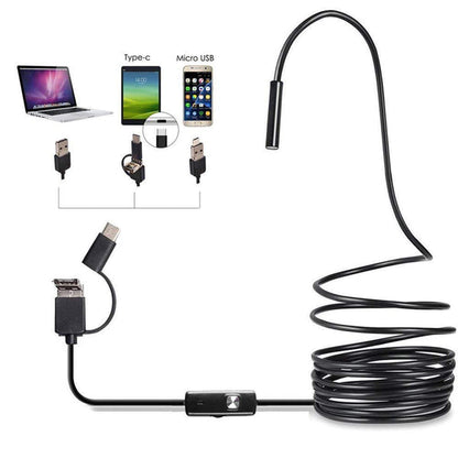 Endoscope Camera 5 Meters USB Inspection Camera